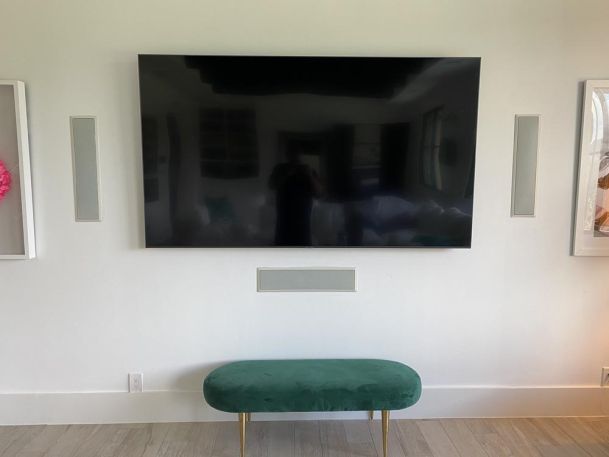 TV on the wall 